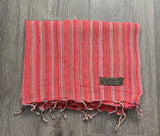 Hemp Scarf with Colourful stripes