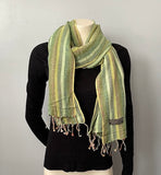 Hemp Scarf | Organic | Hand-loomed |Eco-friendly | Colourful stripes