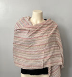 Hemp Scarf | Organic | Hand-loomed |Eco-friendly | Colourful stripes