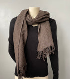 Hemp Scarf | Organic | Hand-loomed |Eco-friendly | Solid colour