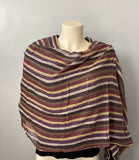 Hemp Scarf | Organic | Hand-loomed |Eco-friendly | Colourful stripes
