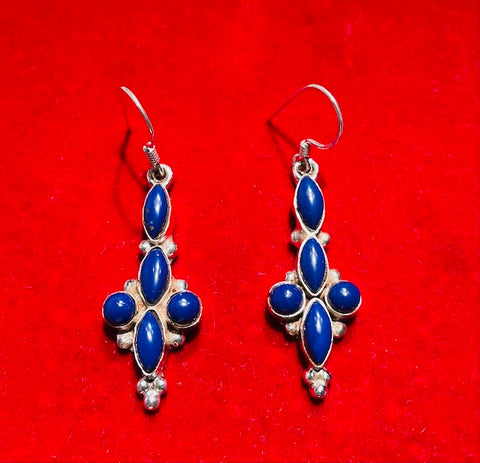 Beautiful and unique handmade silver earrings from Nepal