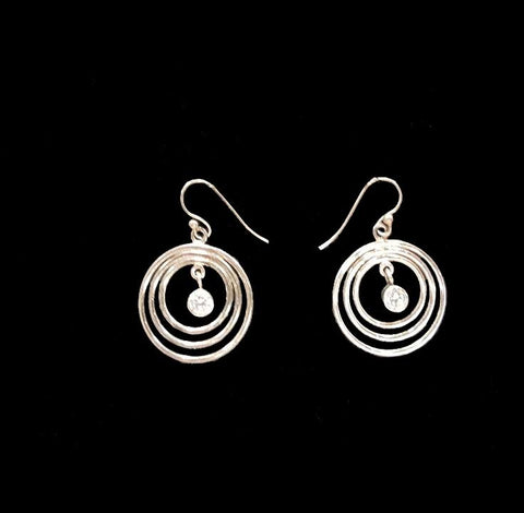 Sterling Silver Handmade|925|Hoop|Plain|Jewelry| Earrin